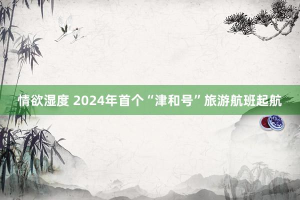 情欲湿度 2024年首个“津和号”旅游航班起航