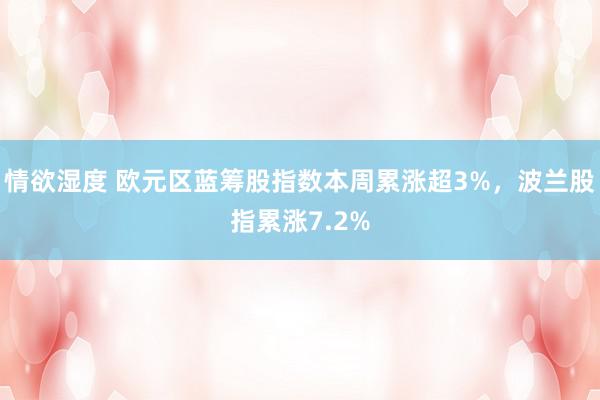 情欲湿度 欧元区蓝筹股指数本周累涨超3%，波兰股指累涨7.2%