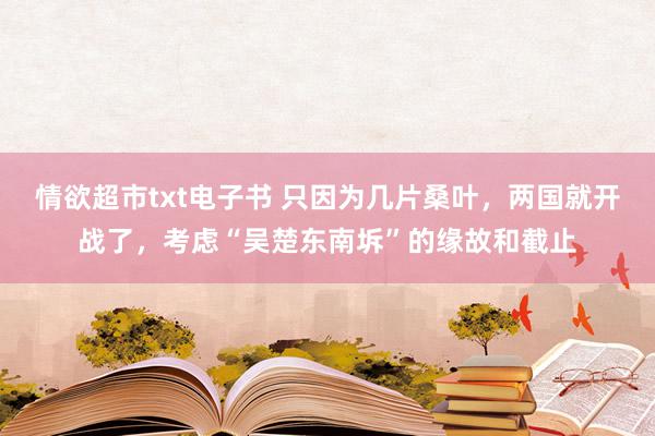 情欲超市txt电子书 只因为几片桑叶，两国就开战了，考虑“吴楚东南坼”的缘故和截止