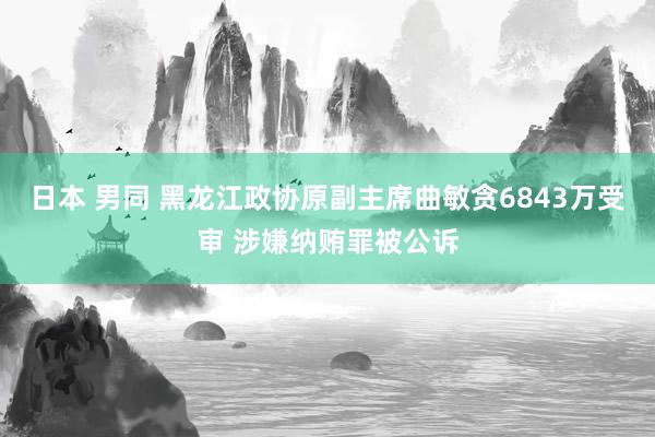 日本 男同 黑龙江政协原副主席曲敏贪6843万受审 涉嫌纳贿罪被公诉